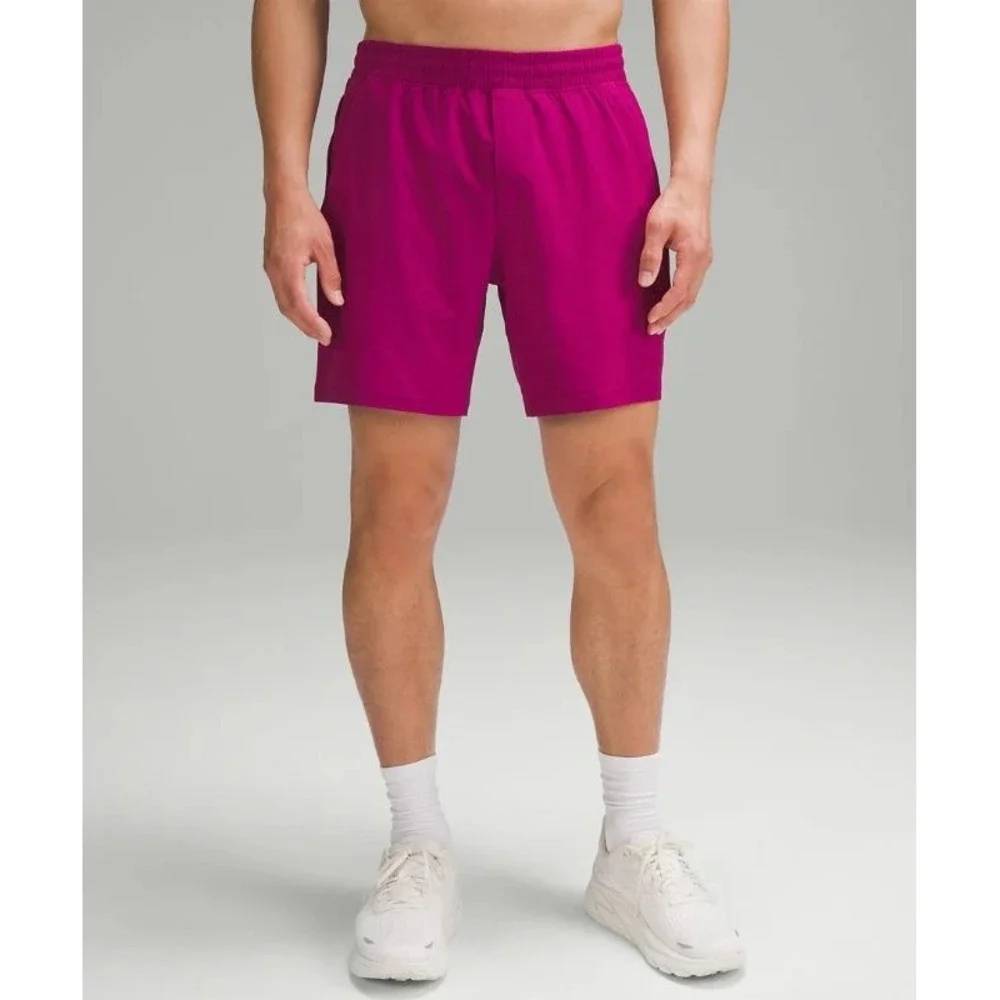 Lululemon Pace Breaker Shorts Men's Medium M Magenta Purple 7